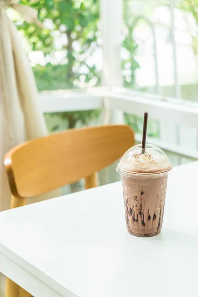 Coklat Milkshake Restoran Atau Kedai Kopi — Stok Foto