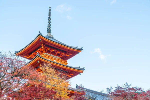 Güzel mimarisi Kiyomizu-dera Tapınağı, Kyoto, Japonya