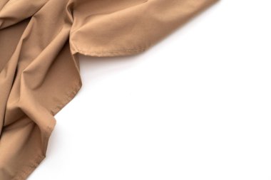 Beyaz arka plan üzerinde izole mutfak bezi (peçete)