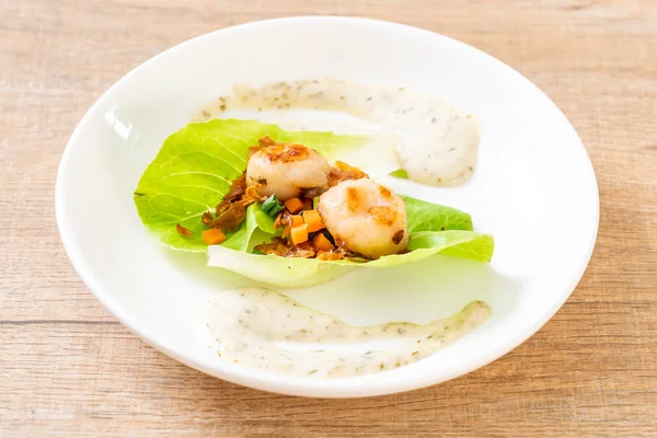 Sebzeli ızgara tarak shell