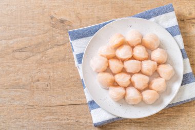 Çin karides pişmiş hamur tatlısı - Asya gıda tarzı