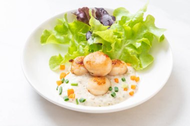 Sebzeli ızgara tarak shell