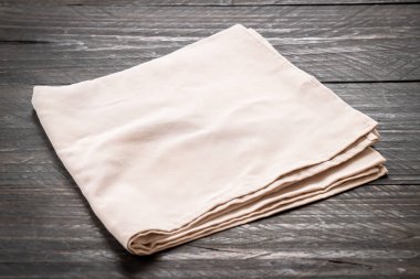 ahşap arka plan - vintage etkisi filtre üzerinde mutfak bezi (peçete)