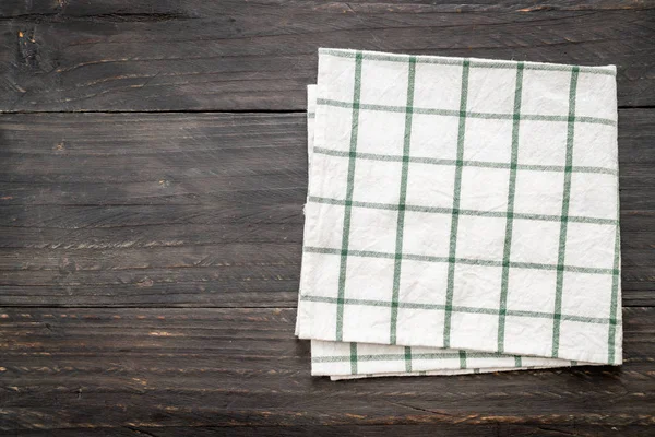 ahşap arka plan - vintage etkisi filtre üzerinde mutfak bezi (peçete)