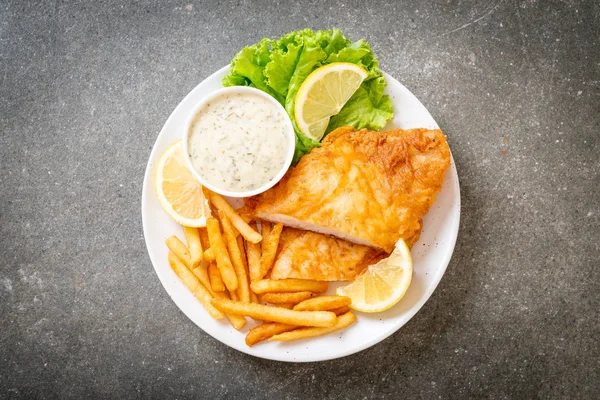 Balık ve cips - sağlıksız gıda