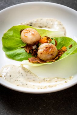 Sebzeli ızgara tarak shell