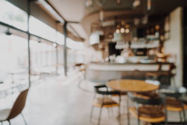 bulanıklık ve restoran ve kafe için arka plan - defocused vintage etkisi filtre