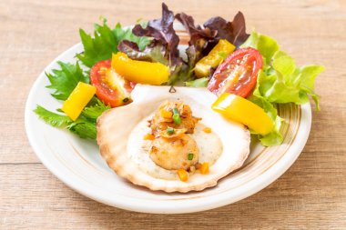 Sebzeli ızgara tarak shell