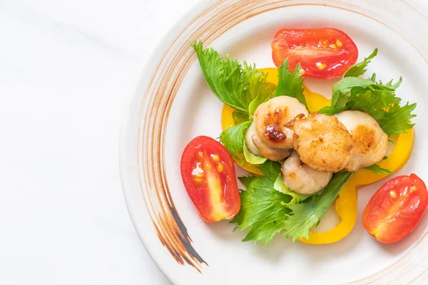 Sebzeli ızgara tarak shell