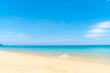 Güzel tropikal plaj ve deniz paradise Island - tatil tatil kavramı