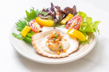 Sebzeli ızgara tarak shell