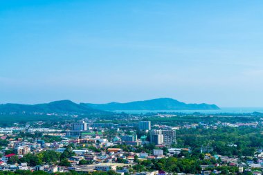 Hill Phuket, Tayland, Phuket şehir manzarası çaldı