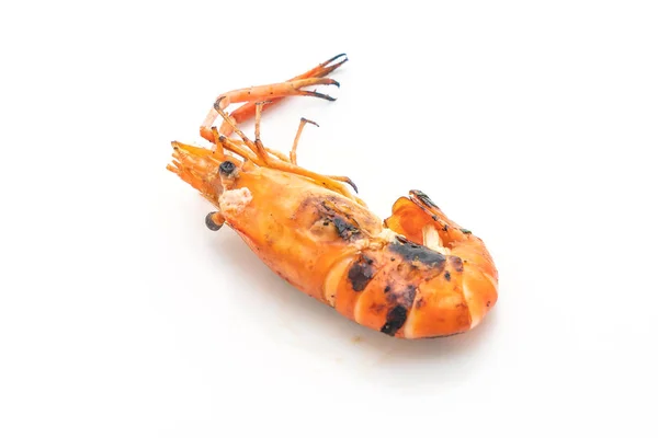 Grilled Shrimps Isolated White Background — Stock Photo, Image