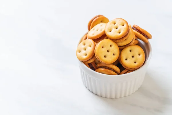 Кокосове Печиво Ананасовим Варенням — стокове фото