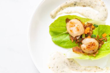 Sebzeli ızgara tarak shell