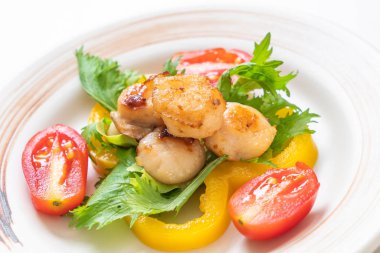 Sebzeli ızgara tarak shell