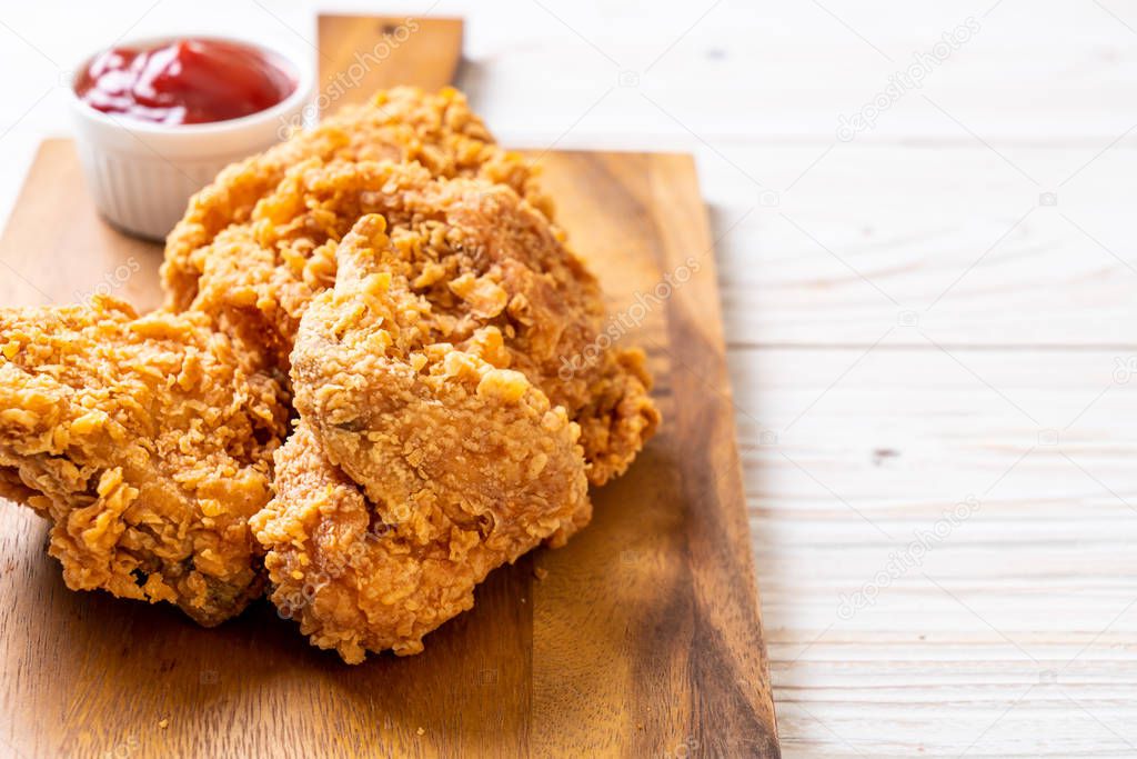 fried chicken meal - junk food and unhealthy food