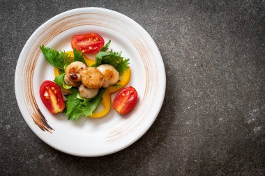 Sebzeli ızgara tarak shell