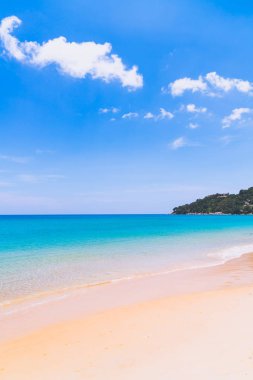 Güzel tropikal plaj ve deniz paradise Island - tatil tatil kavramı