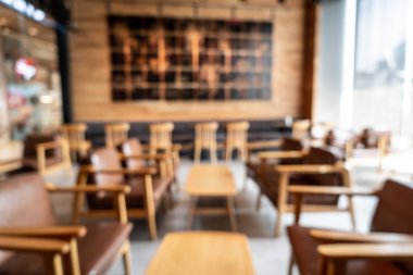 Soyut bulanıklık ve kahve salonu kafeterya ve restoran için arka plan defocused