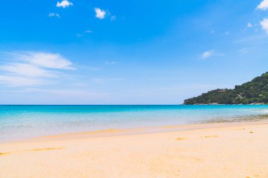 Güzel tropikal plaj ve deniz paradise Island - tatil tatil kavramı