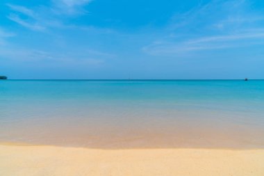 Güzel tropikal plaj ve deniz paradise Island - tatil tatil kavramı