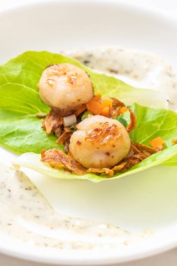 Sebzeli ızgara tarak shell