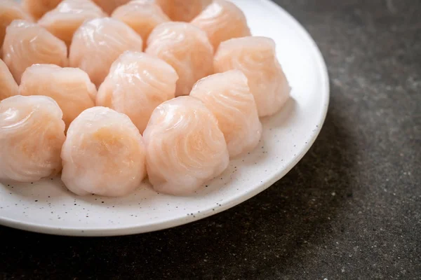 Çin karides pişmiş hamur tatlısı - Asya gıda tarzı