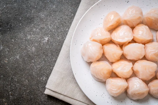 Çin karides pişmiş hamur tatlısı - Asya gıda tarzı