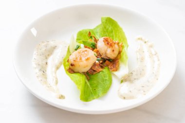 Sebzeli ızgara tarak shell