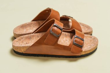 deri sandalet moda erkekler ve kadınlar (unisex)