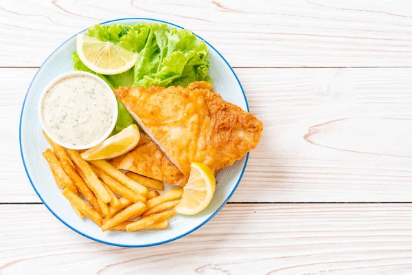 Balık ve cips - sağlıksız gıda