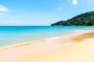 Güzel tropikal plaj ve deniz paradise Island - tatil tatil kavramı