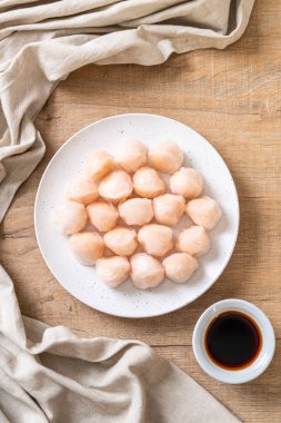 Çin karides pişmiş hamur tatlısı - Asya gıda tarzı