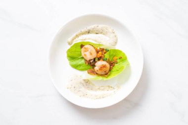 Sebzeli ızgara tarak shell