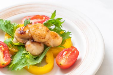 Sebzeli ızgara tarak shell