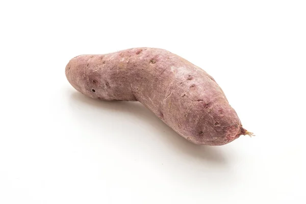 白を基調とした紫色のサツマイモ — ストック写真