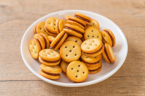 Galleta Coco Con Mermelada Piña — Foto de Stock