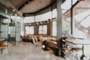 bulanıklık ve restoran ve kafe için arka plan - defocused vintage etkisi filtre