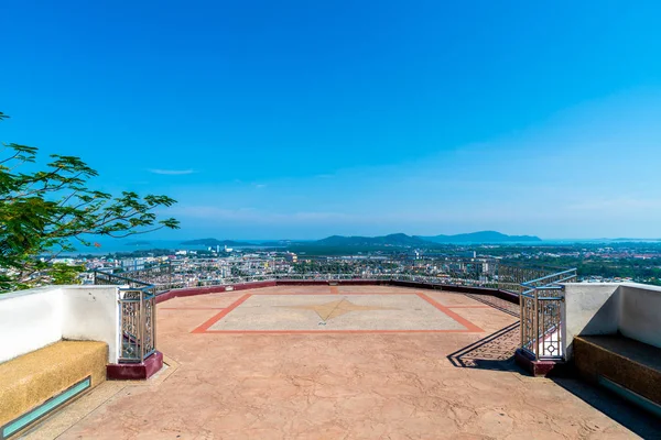Panoramę Miasta Phuket Rang Hill Phuket Tajlandia — Zdjęcie stockowe