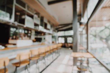bulanıklık ve restoran ve kafe için arka plan - defocused vintage etkisi filtre