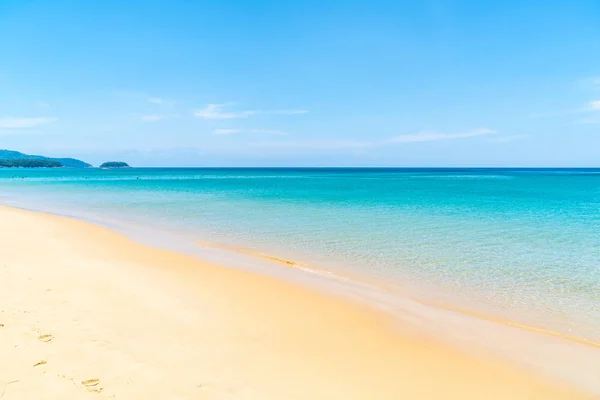 Schöner Tropischer Strand Und Meer Paradiesinsel Urlaubskonzept — Stockfoto