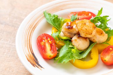 Sebzeli ızgara tarak shell