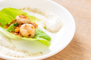 Sebzeli ızgara tarak shell