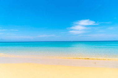 Güzel tropikal plaj ve deniz paradise Island - tatil tatil kavramı