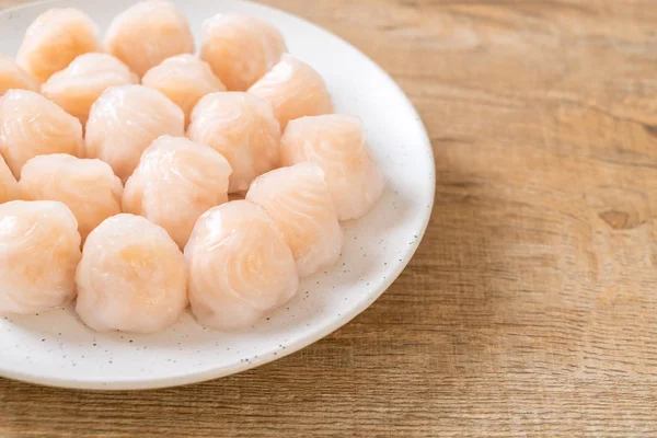 Çin karides pişmiş hamur tatlısı - Asya gıda tarzı