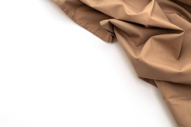 Beyaz arka plan üzerinde izole mutfak bezi (peçete)