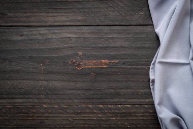 ahşap arka plan - vintage etkisi filtre üzerinde mutfak bezi (peçete)