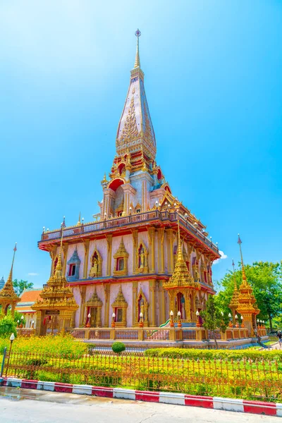 Beautiful Architecture Chaitaram Temple Phuket Thailand — стоковое фото