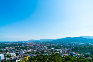 Hill Phuket, Tayland, Phuket şehir manzarası çaldı